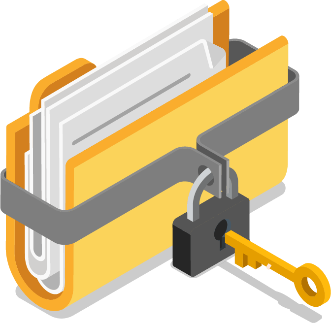 Folder Lock interface for adding folders to an encrypted locker